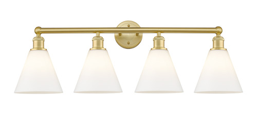 INNOVATIONS 616-4W-SG-GBC-81 Berkshire 4 35 inch Bath Vanity Light Satin Gold