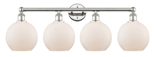 INNOVATIONS 616-4W-PN-G121-8 Athens 4 35 inch Bath Vanity Light Polished Nickel