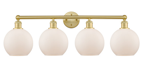 INNOVATIONS 616-4W-SG-G121-8 Athens 4 35 inch Bath Vanity Light Satin Gold
