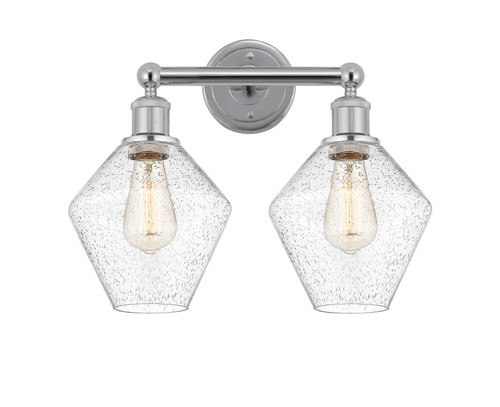 INNOVATIONS 616-2W-PC-G654-8 Cindyrella 2 17 inch Bath Vanity Light Polished Chrome