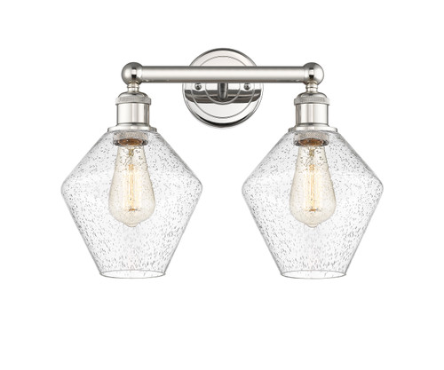 INNOVATIONS 616-2W-PN-G654-8 Cindyrella 2 17 inch Bath Vanity Light Polished Nickel