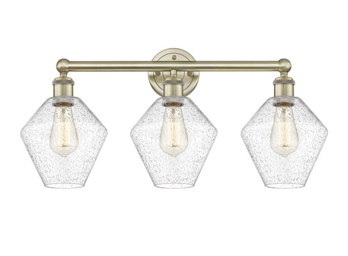 INNOVATIONS 616-3W-AB-G654-8 Cindyrella 3 26 inch Bath Vanity Light Antique Brass
