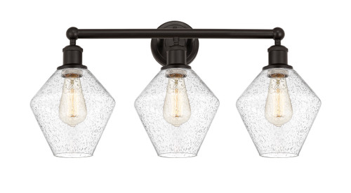 INNOVATIONS 616-3W-OB-G654-8 Cindyrella 3 26 inch Bath Vanity Light Oil Rubbed Bronze