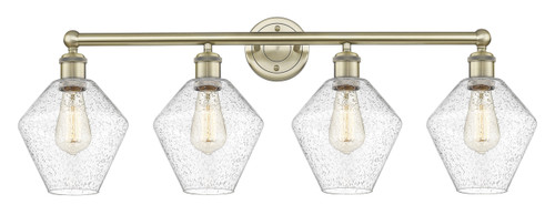 INNOVATIONS 616-4W-AB-G654-8 Cindyrella 4 35 inch Bath Vanity Light Antique Brass