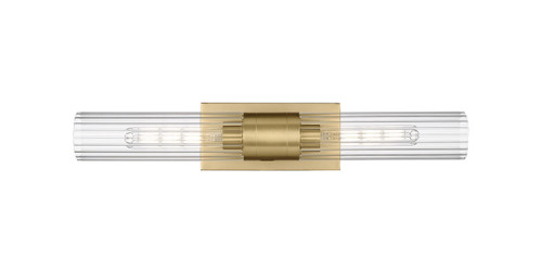 INNOVATIONS 429-2WL-BB-G429-11CL Empire 2 4.5 inch Bath Vanity Light Brushed Brass