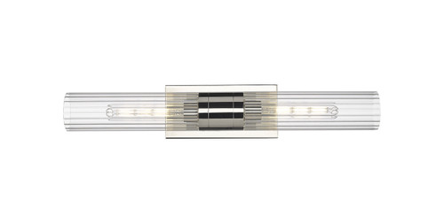 INNOVATIONS 429-2WL-PN-G429-11CL Empire 2 4.5 inch Bath Vanity Light Polished Nickel