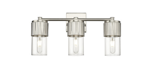 INNOVATIONS 428-3W-SN-G428-7CL Bolivar 3 20.5 inch Bath Vanity Light Satin Nickel