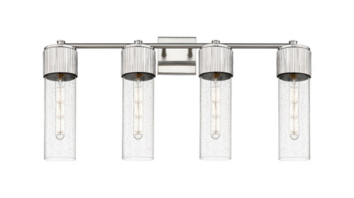 INNOVATIONS 428-4W-SN-G428-12SDY Bolivar 4 31 inch Bath Vanity Light Satin Nickel