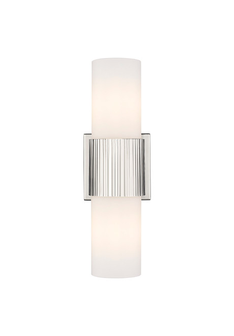 INNOVATIONS 428-2WL-PN-G428-7WH Bolivar 2 5 inch Bath Vanity Light Polished Nickel