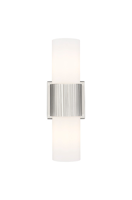 INNOVATIONS 428-2WL-SN-G428-7WH Bolivar 2 5 inch Bath Vanity Light Satin Nickel