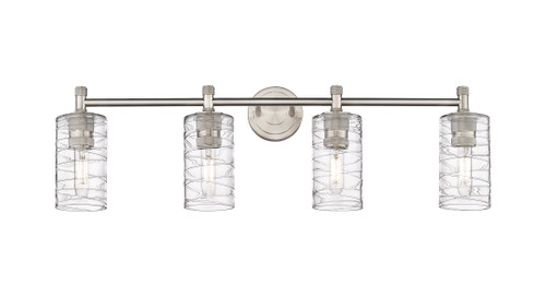 INNOVATIONS 434-4W-SN-G434-7DE Crown Point 4 33.875 inch Bath Vanity Light Satin Nickel