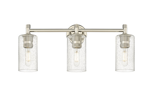INNOVATIONS 434-3W-PN-G434-7SDY Crown Point 3 23.875 inch Bath Vanity Light Polished Nickel
