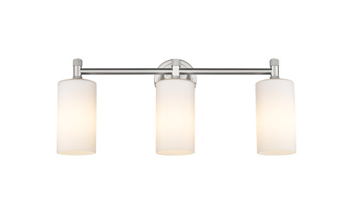 INNOVATIONS 434-3W-SN-G434-7WH Crown Point 3 23.875 inch Bath Vanity Light Satin Nickel