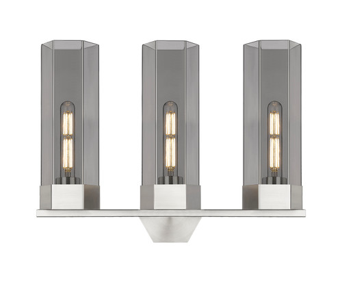 INNOVATIONS 427-3W-SN-G427-14SM Claverack 3 21.75 inch Bath Vanity Light Satin Nickel