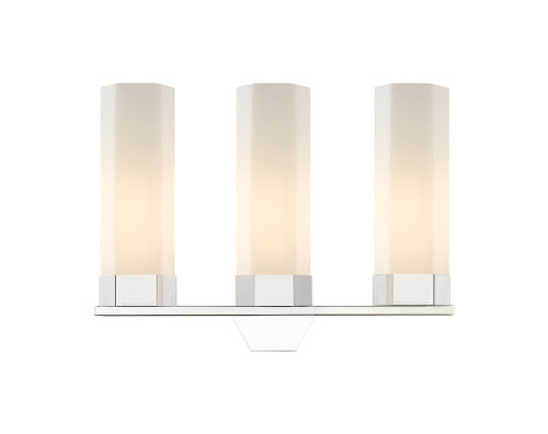 INNOVATIONS 427-3W-PN-G427-14WH Claverack 3 21.75 inch Bath Vanity Light Polished Nickel
