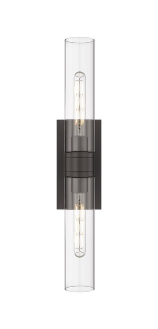 INNOVATIONS 617-2W-OB-G617-11CL Boreas 2 24 inch Bath Vanity Light Oil Rubbed Bronze