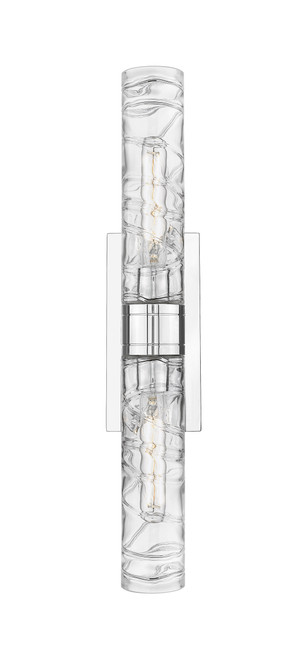 INNOVATIONS 617-2W-PC-G617-11DE Boreas 2 24 inch Bath Vanity Light Polished Chrome