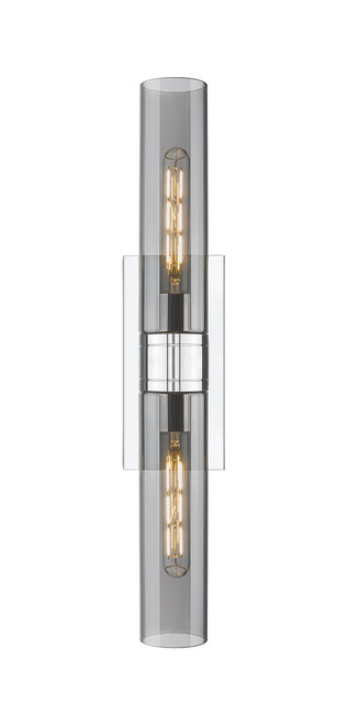 INNOVATIONS 617-2W-PC-G617-11SM Boreas 2 24 inch Bath Vanity Light Polished Chrome