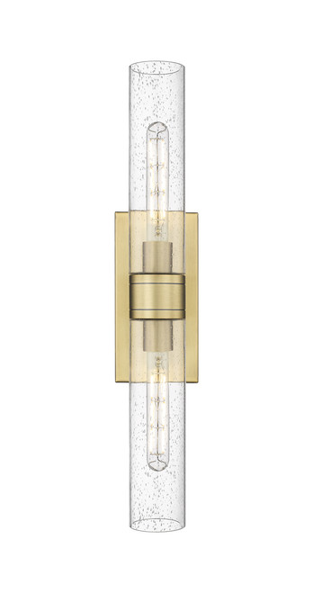 INNOVATIONS 617-2W-BB-G617-11SDY Boreas 2 24 inch Bath Vanity Light Brushed Brass
