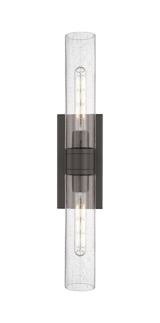 INNOVATIONS 617-2W-OB-G617-11SDY Boreas 2 24 inch Bath Vanity Light Oil Rubbed Bronze