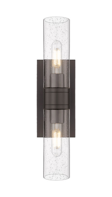 INNOVATIONS 617-2W-OB-G617-8SDY Boreas 2 18 inch Bath Vanity Light Oil Rubbed Bronze