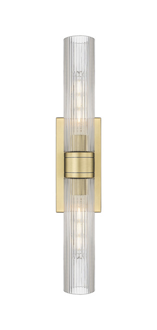 INNOVATIONS 617-2W-BB-G617-11SCL Boreas 2 24 inch Bath Vanity Light Brushed Brass