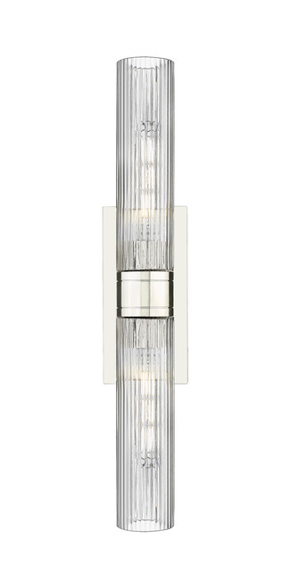 INNOVATIONS 617-2W-PN-G617-11SCL Boreas 2 24 inch Bath Vanity Light Polished Nickel