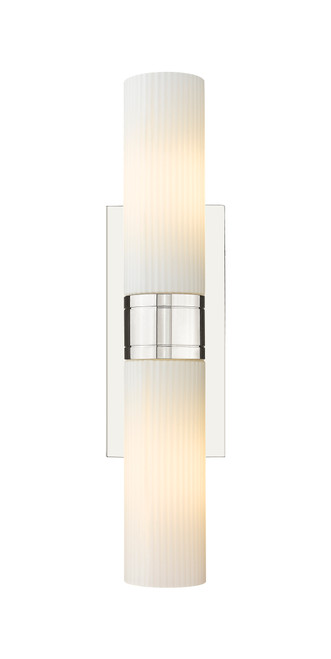 INNOVATIONS 617-2W-PN-G617-8SWH Boreas 2 18 inch Bath Vanity Light Polished Nickel