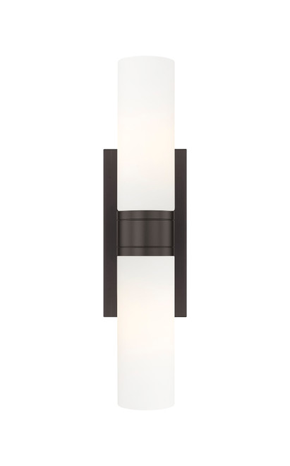 INNOVATIONS 617-2W-OB-G617-8WH Boreas 2 18 inch Bath Vanity Light Oil Rubbed Bronze