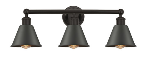 INNOVATIONS 616-3W-OB-M8-OB Smithfield 3 Light Bath Vanity Light part of the Ballston Collection Oil Rubbed Bronze