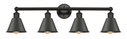INNOVATIONS 616-4W-OB-M8-OB Smithfield 4 Light Bath Vanity Light part of the Ballston Collection Oil Rubbed Bronze