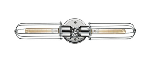 INNOVATIONS 900-2W-PC-CE225-LED Muselet 2 Light Bath Vanity Light part of the Austere Collection Polished Chrome