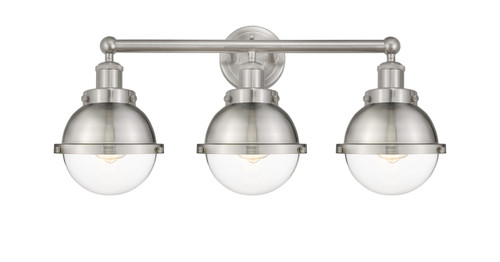 INNOVATIONS 616-3W-SN-HFS-62-SN Hampden 3 Light 34 inch Bath Vanity Light Brushed Satin Nickel