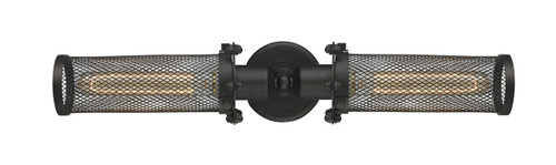 INNOVATIONS 900-2W-OB-CE216-LED Quincy Hall 2 Light Bath Vanity Light part of the Austere Collection Oil Rubbed Bronze
