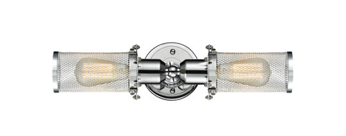 INNOVATIONS 900-2W-PC-CE219-LED Quincy Hall 2 Light Bath Vanity Light part of the Austere Collection Polished Chrome