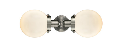 INNOVATIONS 900H-2W-SN-G201-6-LED Beacon 2 Light 19 inch Bath Vanity Light Brushed Satin Nickel