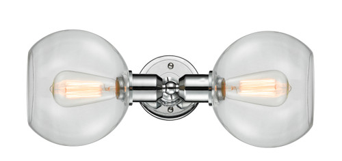 INNOVATIONS 900-2W-PC-G122 Sphere 2 Light Bath Vanity Light part of the Austere Collection Polished Chrome