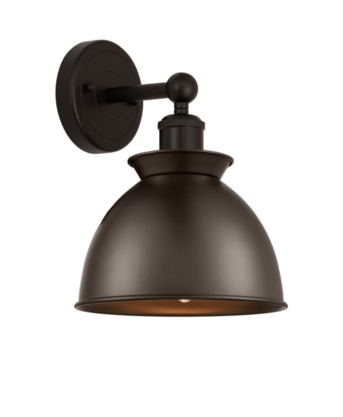 INNOVATIONS 616-1W-OB-M14-OB Adirondack 1 Light Sconce part of the Edison Collection Oil Rubbed Bronze