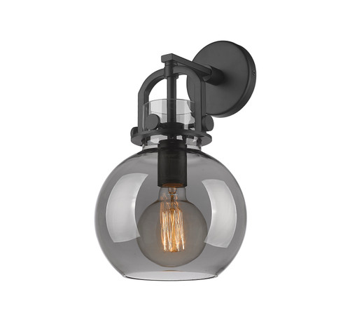 INNOVATIONS 410-1W-BK-G410-8SM Newton Sphere 1 8 inch Sconce Matte Black