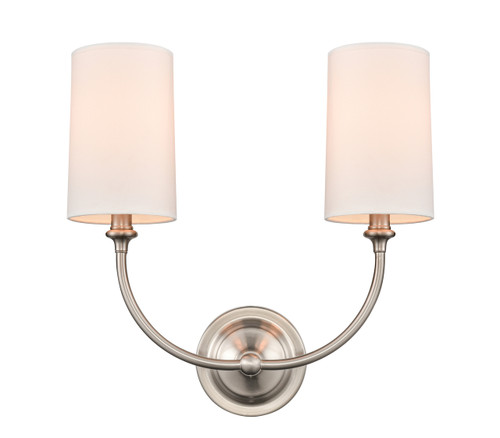 INNOVATIONS 372-2W-SN-S1 Giselle 2 Light 15 inch Sconce Brushed Satin Nickel
