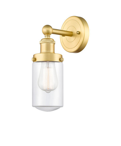 INNOVATIONS 616-1W-SG-G312 Dover 1 6.5 inch Sconce Satin Gold