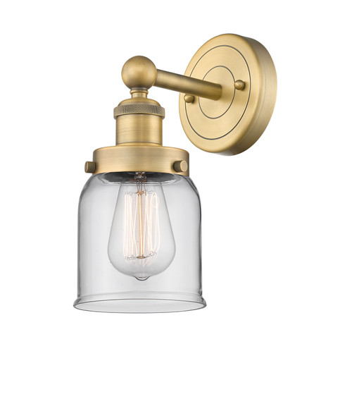 INNOVATIONS 616-1W-BB-G52 Bell 1 6.5 inch Sconce Brushed Brass