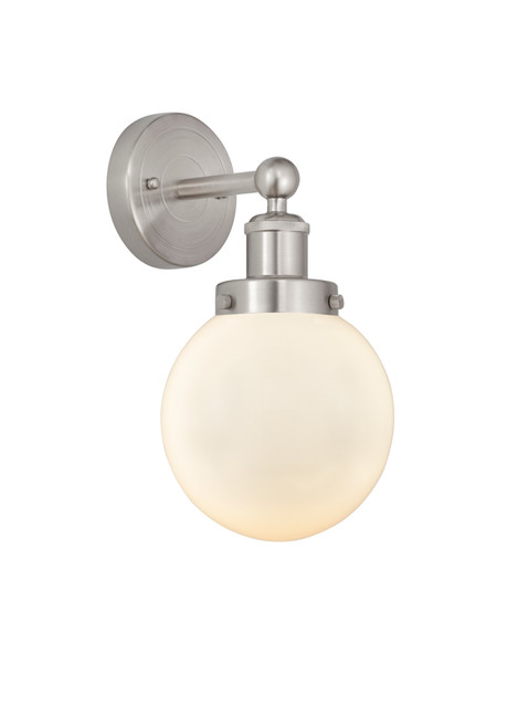 INNOVATIONS 616-1W-SN-G201-6 Beacon 1 Light 6.5 inch Sconce Brushed Satin Nickel