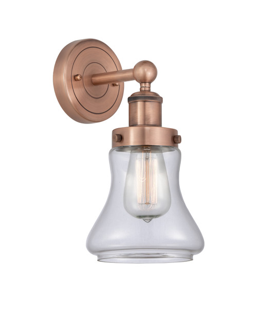 INNOVATIONS 616-1W-AC-G192 Bellmont 1 6.5 inch Sconce Antique Copper