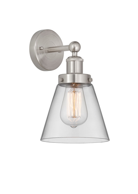 INNOVATIONS 616-1W-SN-G62 Cone 1 Light 6.5 inch Sconce Brushed Satin Nickel