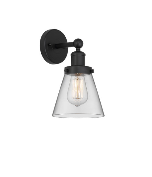 INNOVATIONS 616-1W-BK-G62 Cone 1 Light 6.5 inch Sconce Matte Black