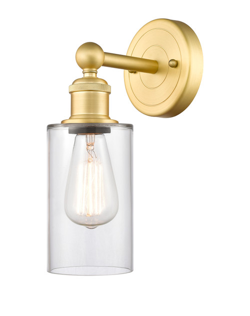 INNOVATIONS 616-1W-SG-G802 Clymer 1 3.875 inch Sconce Satin Gold