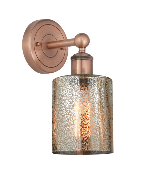 INNOVATIONS 616-1W-AC-G116 Cobbleskill 1 5 inch Sconce Antique Copper