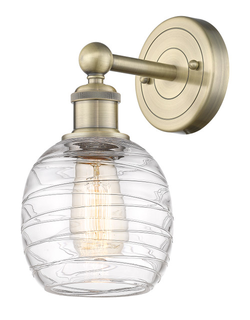 INNOVATIONS 616-1W-AB-G1013 Belfast 1 6 inch Sconce Antique Brass