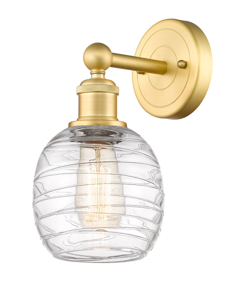 INNOVATIONS 616-1W-SG-G1013 Belfast 1 6 inch Sconce Satin Gold